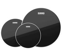 Evans Black Chrome Standard Tom Pack 12 13 16 Heads