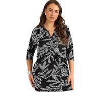 EVANS Curve Animal Print Jersey Top - Women's - Plus Size Curve