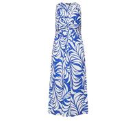 EVANS Curve Blue Knot Front Maxi Dress - Women's - Plus Size Curve