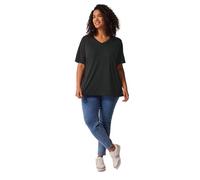 EVANS Curve Blush V-Neck Modal Rich T-Shirt - Women's - Plus Size Curve