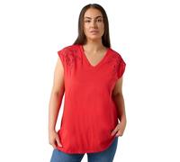 EVANS Curve Broderie Anglaise Vest Top - Women's - Plus Size Curve