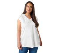 EVANS Curve Broderie Anglaise Vest Top - Women's - Plus Size Curve