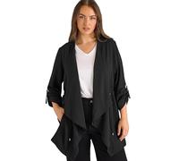 EVANS Curve Brown Lightweight Waterfall Jacket - Women's - Plus Size Curve