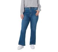 EVANS Curve Fit Blue Mid Wash Bootcut Jeans - Women's - Plus Size Curve
