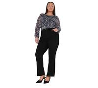 EVANS Curve Fit Straight Leg Jeans - Women's - Plus Size Curve Black
