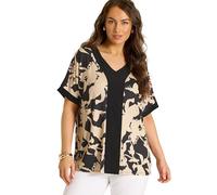 EVANS Curve Floral Jersey Top - Women's - Plus Size Curve