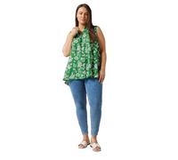 EVANS Curve Floral Print Tunic - Women's - Plus Size Curve Green