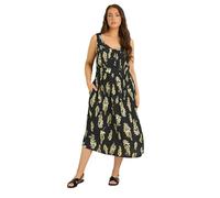 EVANS Curve Floral Tie Waist Sundress - Women's - Plus Size Curve