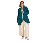 EVANS Curve Green Lightweight Waterfall Jacket - Women's - Plus Size Curve