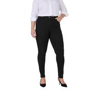 EVANS Curve High Waisted Skinny Jeans - Women's - Plus Size Curve Black