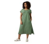 EVANS Curve Khaki Premium Cotton Dress - Women's - Plus Size Curve