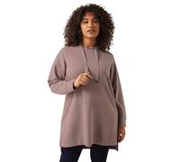 EVANS Curve Luxe Drawstring Hoodie - Women's - Plus Size Curve Pink