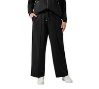 EVANS Curve Luxe Wide Leg Joggers - Women's - Plus Size Curve Black