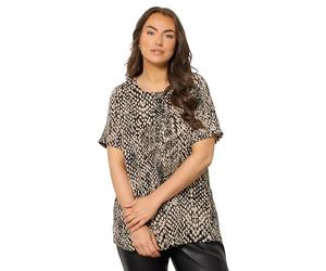Evans Curve Natural Animal Markings Jersey Top - Women's - Plus Size Curve