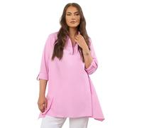 EVANS Curve Overhead Shirt - Women's - Plus Size Curve Pink