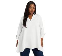 EVANS Curve Overhead Shirt - Women's - Plus Size Curve White