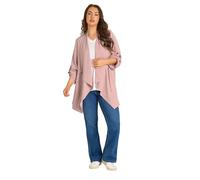 EVANS Curve Pink Lightweight Waterfall Jacket - Women's - Plus Size Curve