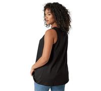 EVANS Curve Premium Cotton Vest Top - Women's - Plus Size Curve Black