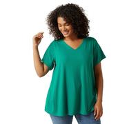 EVANS Curve Premium Ribbed Modal Blend T-Shirt - Women's - Plus Size Curve