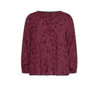 EVANS Curve Red Floral Embroidered Blouse - Women's - Plus Size Curve