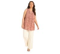 EVANS Curve Rust Orange Sleeveless Stretch Top - Women's - Plus Size Curve