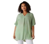 EVANS Curve Sage Green Pleat Front Blouse - Women's - Plus Size Curve