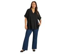 EVANS Curve Short Sleeve Utility Blouse - Women's - Plus Size Curve