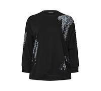 EVANS Curve & Silver Sequin Embellished Sweatshirt - Women's - Plus Size Curve