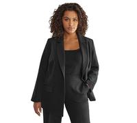 EVANS Curve Single Breasted Blazer - Women's - Plus Size Curve Black