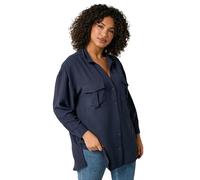 EVANS Curve Utility Pocket Shirt - Women's - Plus Size Curve
