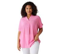 EVANS Curve Woven Check Blouse - Women's - Plus Size Curve Pink