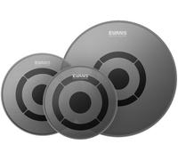 Evans Drum Heads dB One Tompack - Reduces Volume, Balanced Tones - Rock Kit (10",12",16")