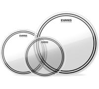 Evans Drum Heads - EC2S Clear Rock Tompack (10 , 12, 16 Inch)
