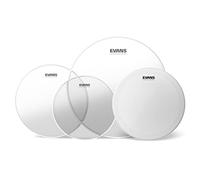 Evans Drum Heads - G2 Clear Fusion Pack (10, 12, 14 Inch) with 14 Inch HD Dry Snare Batter