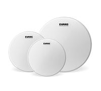 Evans Drum Heads - UV2 Coated Tom Pack - Standard (12, 13, 16 Inch) | Evans UV2 Coated heads deliver warm tone, two-ply durability, controlled response and UV-cured coating that lasts.