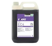 Evans EC4 Multi Surface Virucidal Sanitiser Unperfumed Super Concentrated Cleaner & Disinfectant 5LTR