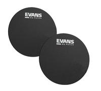 Evans Cordura Single EQ Black Nylon Patch Pack of 2
