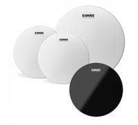Evans G2 Coated Standard Tom Pack 12 13 16 Heads & 14" Hydraulic Black Snare Head