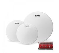 Evans G2 Coated Standard Tom Pack 12 13 16 Heads & EQ PODS Pack