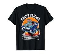 Evan's Garage Hotrod Car Design for the Name Evan Value Graphic T-Shirt