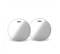 Evans HD Dry Coated Snare Drum Head & Snare Side Hazy 300 Pack 12