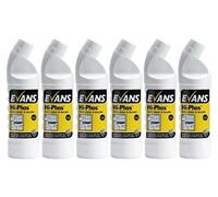 Evans Hi-Phos High Active Concentrated Phosphoric Acid Cleaner & Descaler for Washrooms Toilet Bathroom 1Ltr 6/Unit by Evans Vanodine