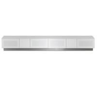 Evans High Gloss White 250cm TV Cabinet - EMTMOD2500-WHI