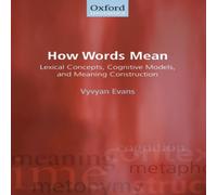 Evans How Words Mean Hardcover Book Evans Multicolor