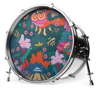 Evans Beatles Bass Drum Head - Yellow Submarine Resonant Bass Drumhead - Under the Sea, 20 inch