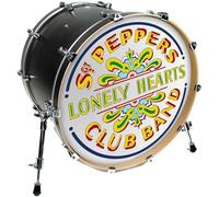 Evans Bass Drum Heads - INK22SGTP - Beatles Bass Drum - Sgt. Pepper's Lonely Hearts Club Band Bass Drumhead, 22 inch