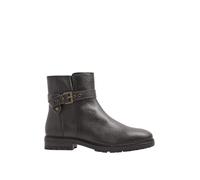 EVANS Leather Ankle Boot In Wide E & Extra Wide Eee Fit - Women's - Plus Size Curve