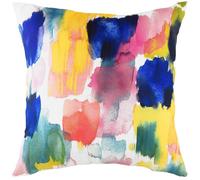Evans Lichfield Aquarelle Brushstrokes Cushion Cover, Multi, 43 x 43cm