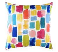 Evans Lichfield Aquarelle Dash Polyester Filled Cushion, Multi, 43 x 43cm