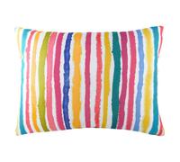 Evans Lichfield Aquarelle Stripe Cushion Cover, Multi, 43 x 33cm